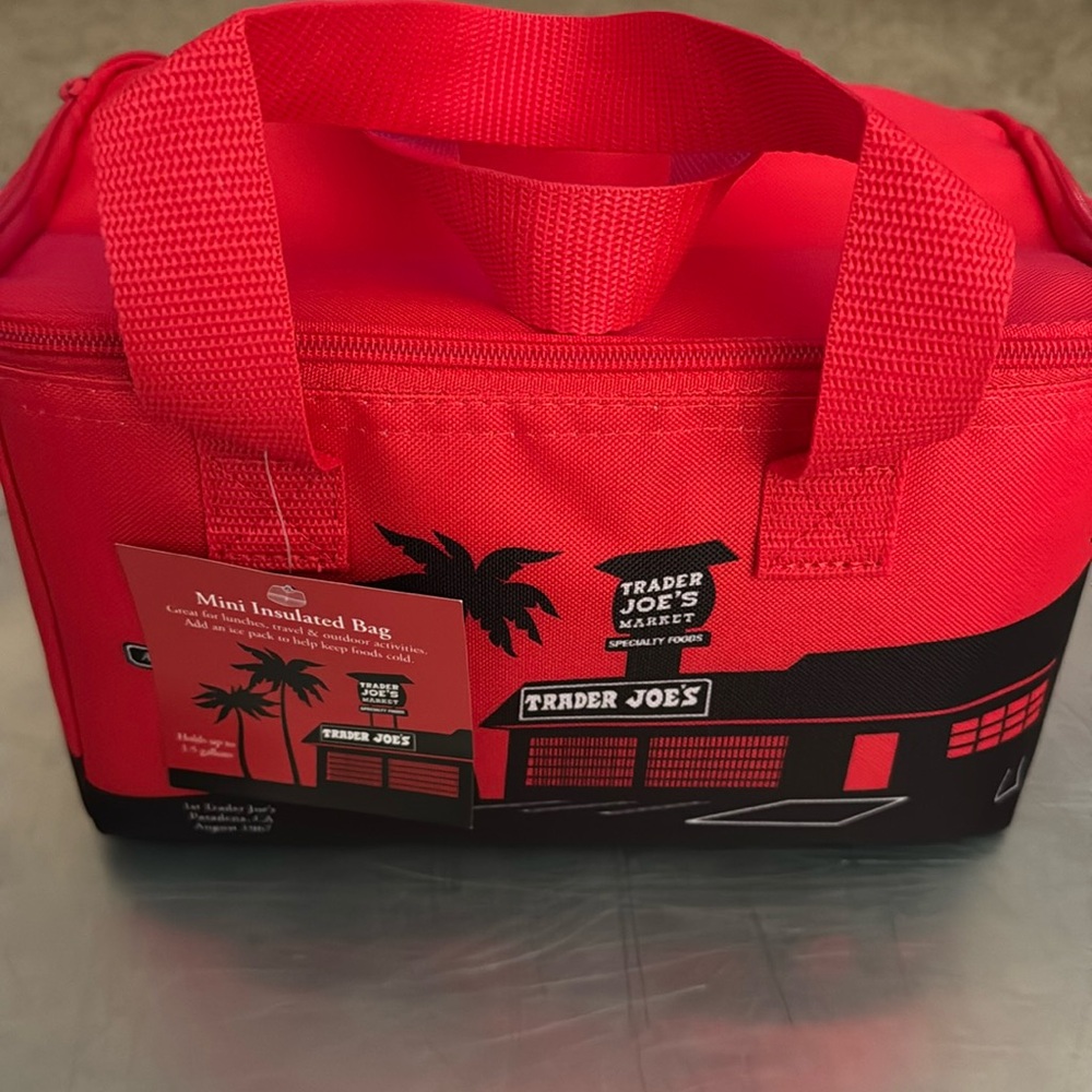 Trader Joe’s Mini Cooler Bag Red